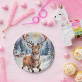 トナカイ・ワンダーランド：ホリディブリス ペーパープレート (パーティー)