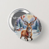 トナカイ・ワンダーランド：ホリディブリス 缶バッジ (正面&裏面)