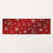 トナカイ，星，星，スノーフレーク，クリスマス ヨガマット (裏面(横))