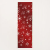 トナカイ，星，星，スノーフレーク，クリスマス ヨガマット (裏面)
