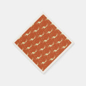 トナカイ（茶色） スタンダードカクテルナプキン (角)
