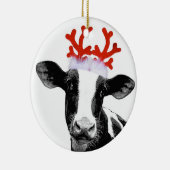 トナカイ〔雄ジカの〕枝角 セラミックオーナメント (右)