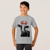 トナカイ〔雄ジカの〕枝角 Tシャツ (正面フル)