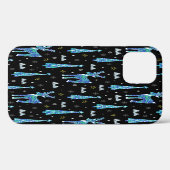 トナカイ、雪片、クリスマスパターン Case-Mate iPhoneケース (裏面 (横))