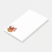 トナカイ/鹿/クリスマス+あなたのアイディア ポストイット (アングル)