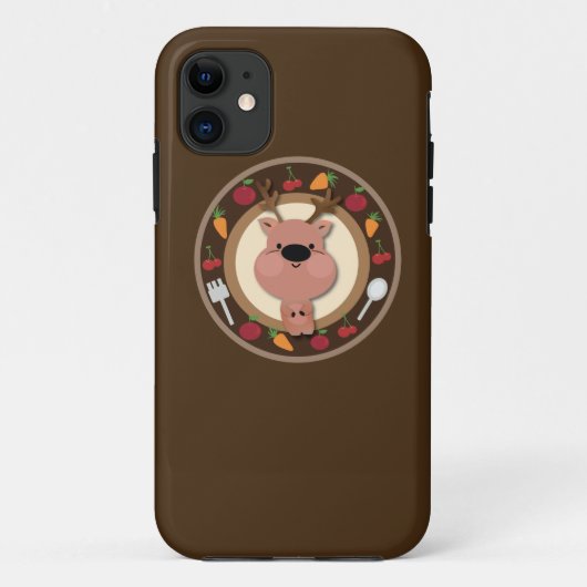 トナカイ Case-Mate iPhoneケース (裏面)
