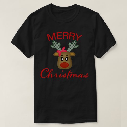 トナカイ Tシャツ (デザイン正面)