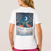 トナカイ Tシャツ (裏面)