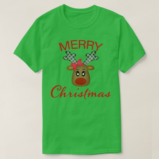 トナカイ Tシャツ (デザイン正面)