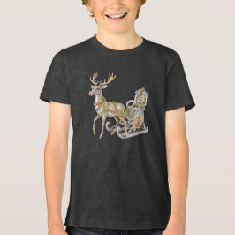 トナカイSleigh Boys Tシャツ