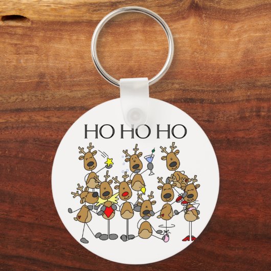 トナカイTシャツとギフトのチーム キーホルダー (正面)