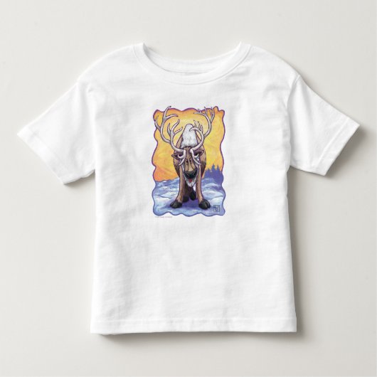 トナカイTシャツ トドラーTシャツ (正面)