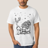 トナカイTシャツ Tシャツ (正面)