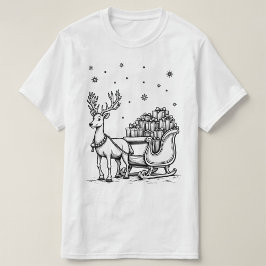 トナカイTシャツ  Tシャツ