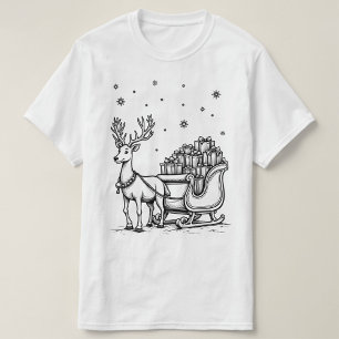トナカイTシャツ Tシャツ