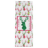 トナカラフルーパタンホリデーワイン抱き枕 ワインギフトバッグ (正面)