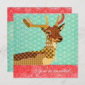 トナカ王室のイターコイズレッド 招待状 (正面/裏面)