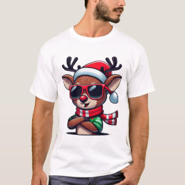 トナクールークリスマスビーブメンズTシャツ Tシャツ