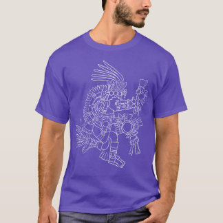 トナティアステカウーの太陽の神3 Tシャツ