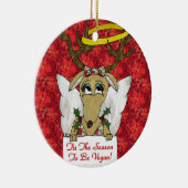 トナディアエンジェルザシーズンズブズビーガン セラミックオーナメント (右)