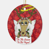 トナディアエンジェルザシーズンズブズビーガン セラミックオーナメント (左)