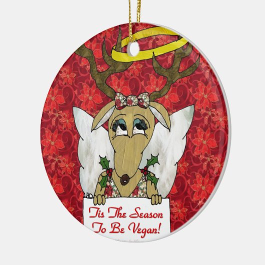 トナディアエンジェルザシーズンズブズビーガン セラミックオーナメント (左)