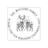 トナディアカップルのスカーフ&スノーネーム差出人住所 ラバースタンプ (インプリント)