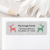 トナディアクリスマスセーター差出人住所 ラベル (インサイチュ)