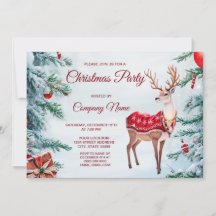 トナディアクリスマスホリデーパーティー招待状