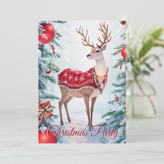 トナディアクリスマスホリデーパーティー招待状 招待状 (スタンド正面)