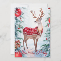 トナディアクリスマスホリデーパーティー招待状