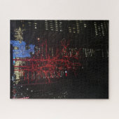 トナディアクリスマスライトニューヨークシティマンハッタン ジグソーパズル (横)