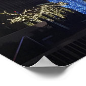 トナディアクリスマスライトニューヨークシティマンハッタン ポスター (角)