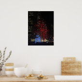 トナディアクリスマスライトニューヨークシティマンハッタン ポスター (キッチン)