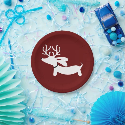 トナディアダシュンドクリスマスドキシー紙プレート ペーパープレート (パーティー)