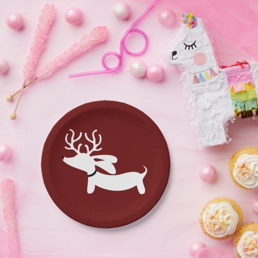 トナディアダシュンドクリスマスドキシー紙プレート ペーパープレート (パーティー)