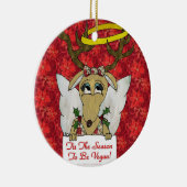 トナディアティスザシーズンズベビーエンジェルビーガンオーナメント セラミックオーナメント (右)