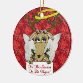 トナディアティスザシーズンズベビーエンジェルビーガンオーナメント セラミックオーナメント (左)