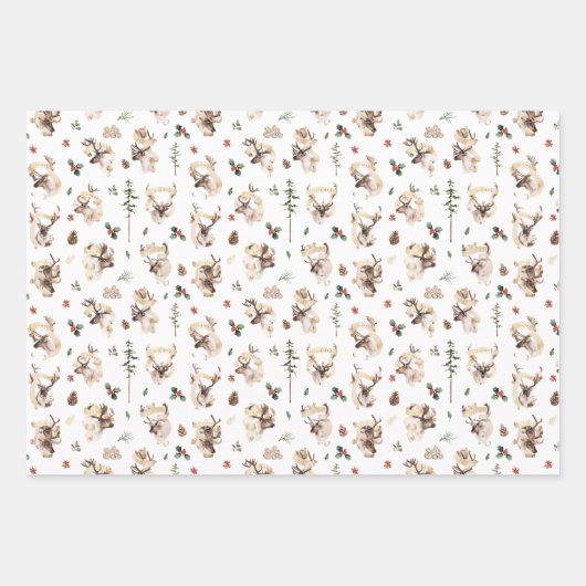 トナディアファームハウスクリスマスツリーファーム |休日 ラッピングペーパーシート (正面)