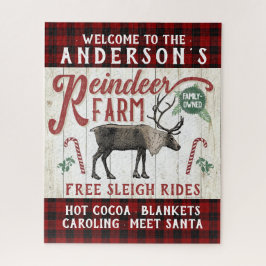 トナディアファーム素朴ヴィンテージファームハウス名前をカスタムする ジグソーパズル