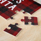 トナディアファーム素朴ヴィンテージファームハウス名前をカスタムする ジグソーパズル (側面)