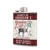 トナディアファーム素朴ヴィンテージファームハウス名前をカスタムする フラスク (左)