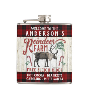 トナディアファーム素朴ヴィンテージファームハウス名前をカスタムする フラスク