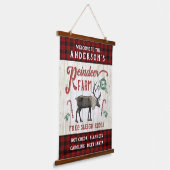 トナディアファーム素朴ヴィンテージファームハウス名前をカスタムする 吊り下げ型タペストリー (傾斜あり)