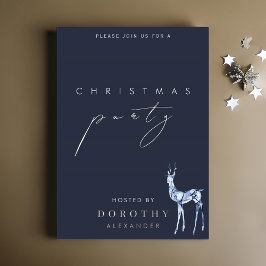 トナディアフォイルクリスマスパーティの招待状 箔シーズンカード