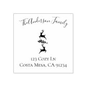 トナディアブランチデュオファミリー名&差出人住所 ラバースタンプ (インプリント)