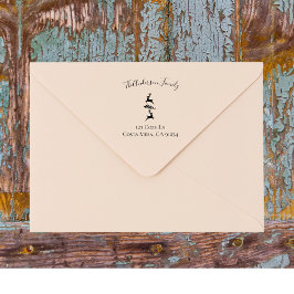 トナディアブランチデュオファミリー名&差出人住所 ラバースタンプ