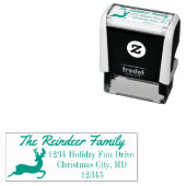 トナディアホリデークリスマス差出人住所スタンプ セルフインキングスタンプ (インサイチュ)