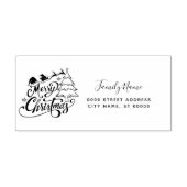 トナディアホリデー差出人住所自己インキングスタンプ セルフインキングスタンプ (デザイン)