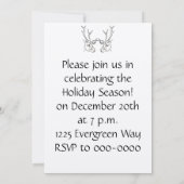 トナディアラインスケッチクリスマス 招待状 (裏面)